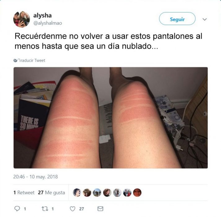 pantalón roto bronceado