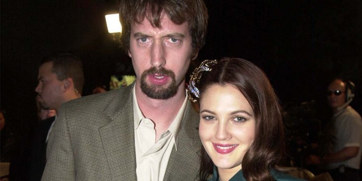 Drew Barrymore y Tom Green jóvenes 