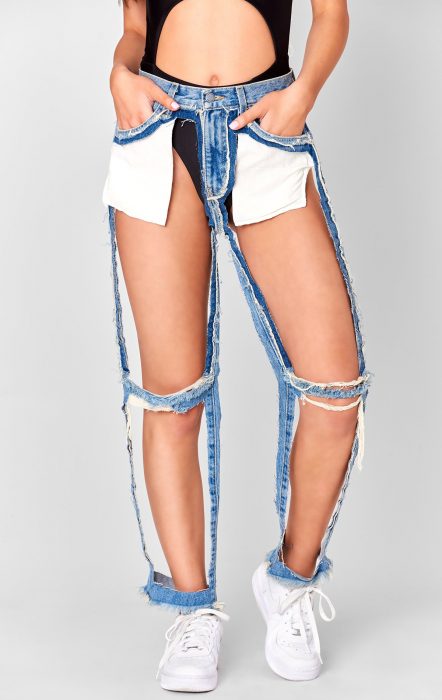 Extreme Cut Out' Jeans