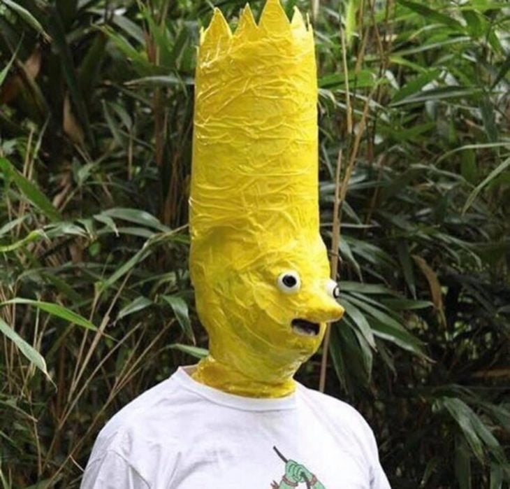 cosplay feo de bart simpson 