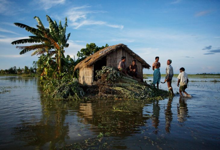 inundación en un jacal