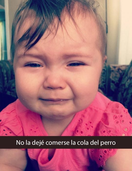 bebé llorando