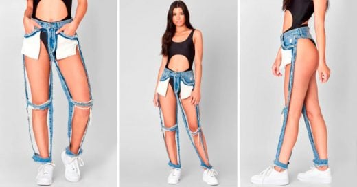 Cover Extreme Cut Out' Jeans, la nueva tendencia ridículamente cara