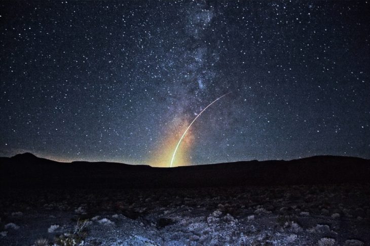 foto cielo nocturno estrellado