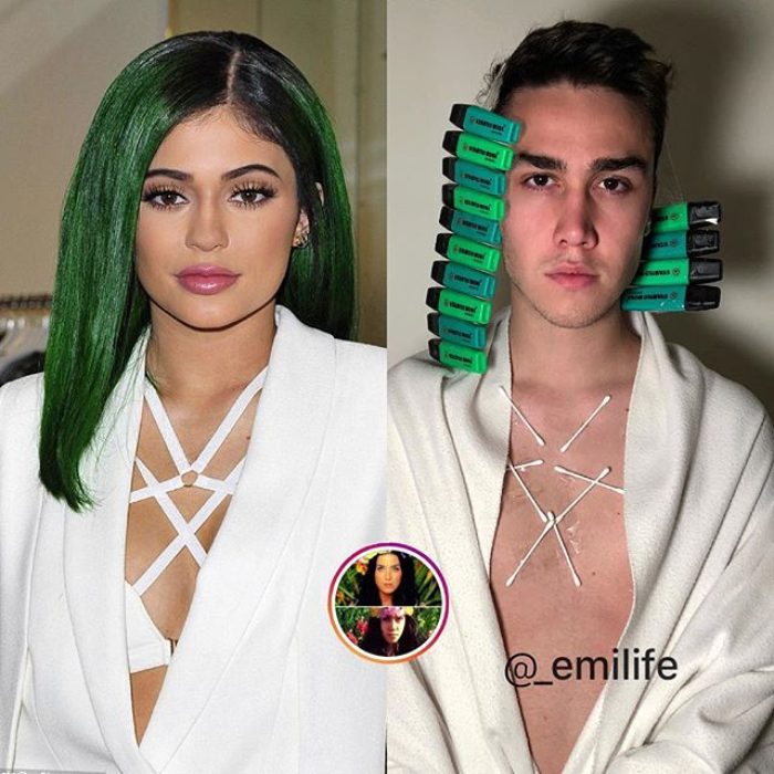 Chico parodea a Kylie Jenner