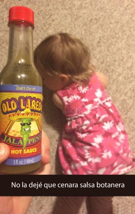 niña y salsa botanera 