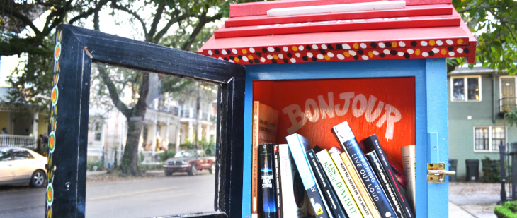 Librería gratuita en las calles