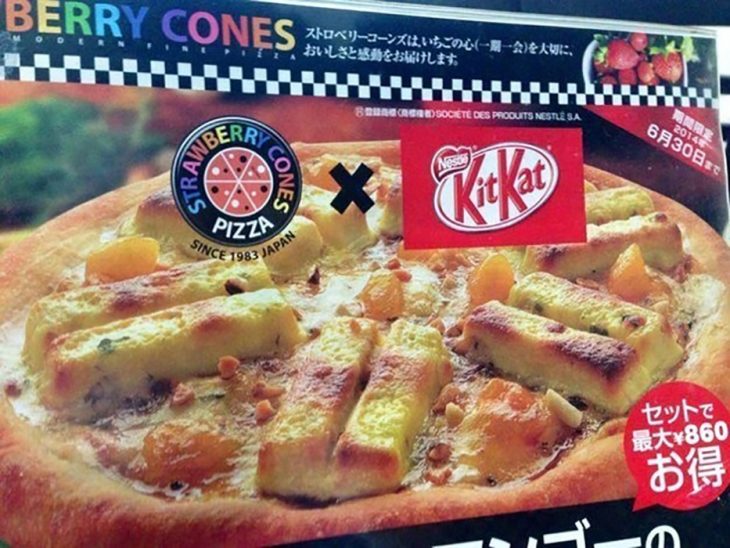 Pizza de Kit Kat