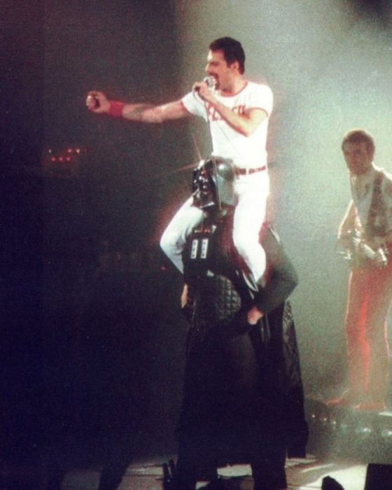  Freddie Mercury sobre Darth Vader, 1980