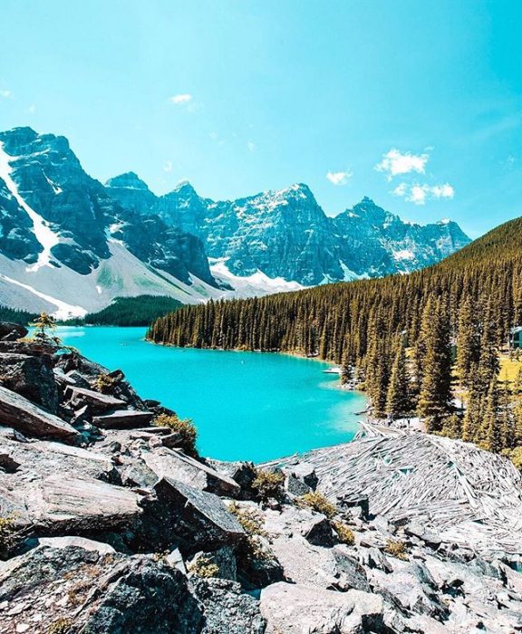  Lago Moraine, Alberta, Canadá