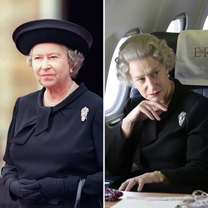 Reina Isabel y Helen Mirren