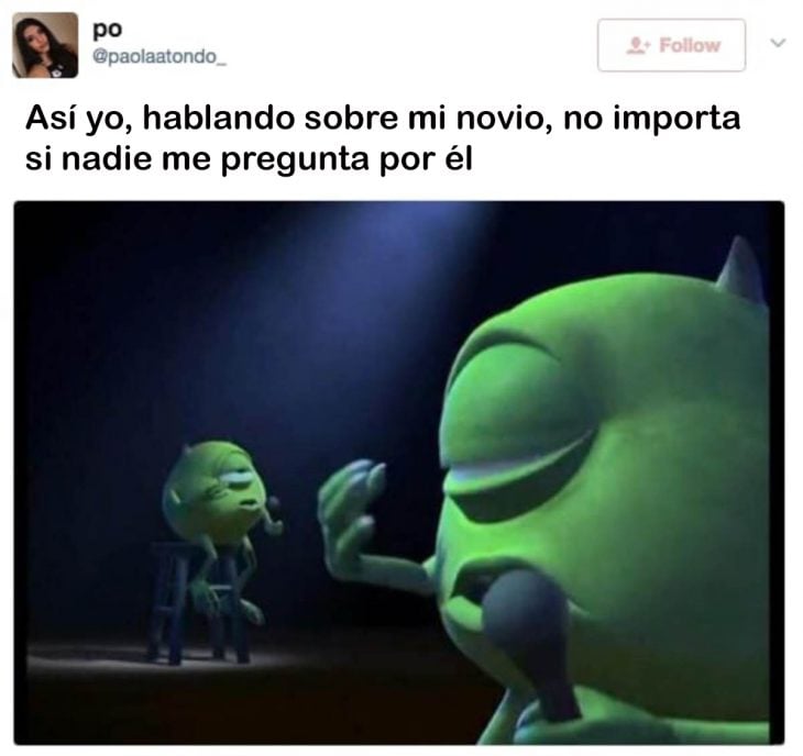 meme yo hablando sobre mi novio 