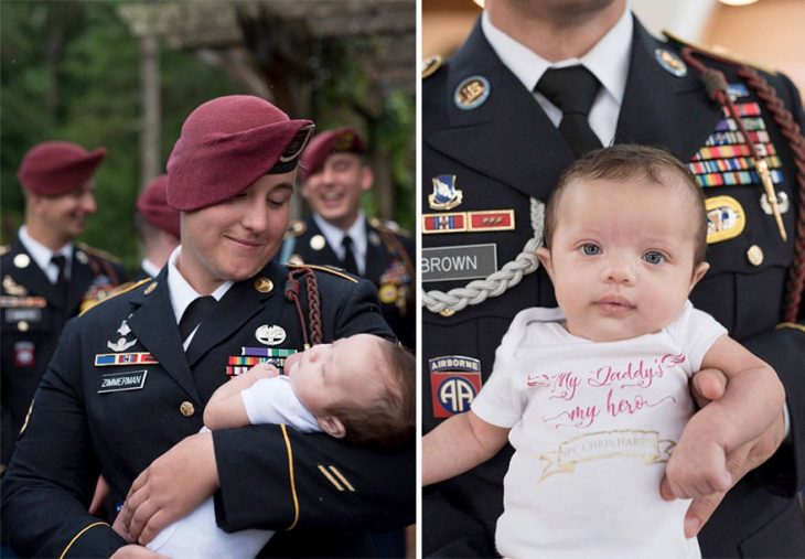Se tomaron fotos con hija de soldado caído Recreo Viral