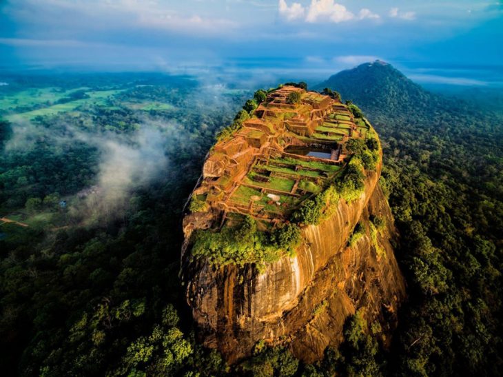 Ruinas de la ciudad antigua de Sigiriya, Sri Lanka