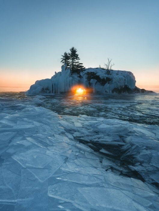 Amanecer en Grand Portage Minnesota