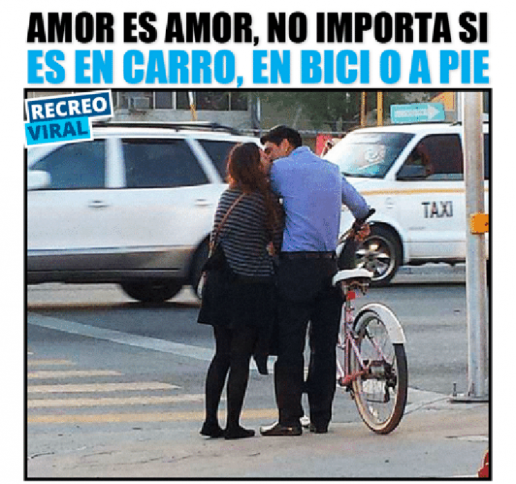 meme amor en bicicleta 