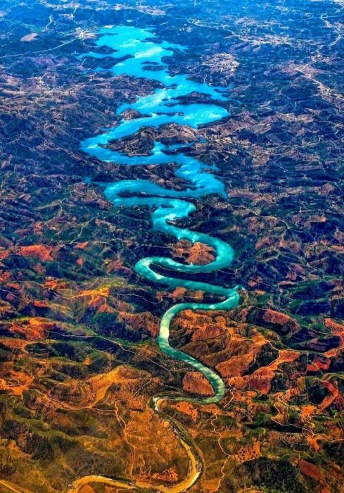 Río Dragón Azul, Portugal