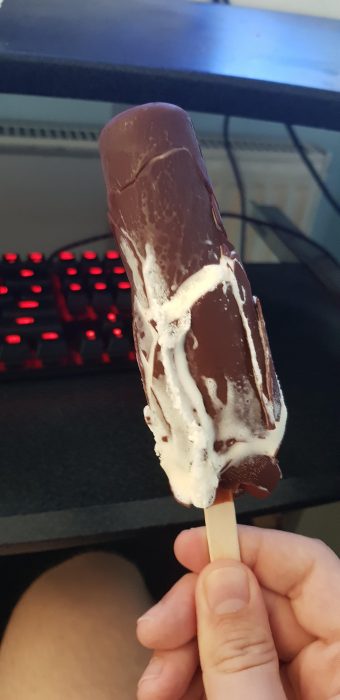 paleta con la cubierta quebrada