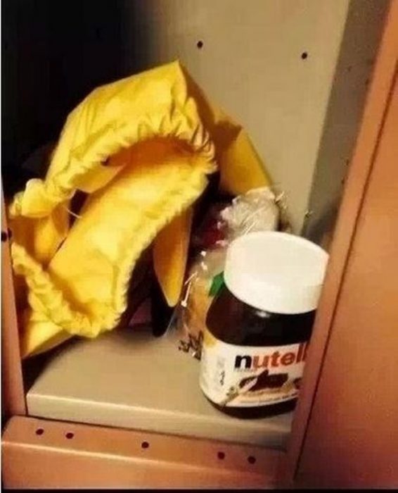 nutella en casillero 