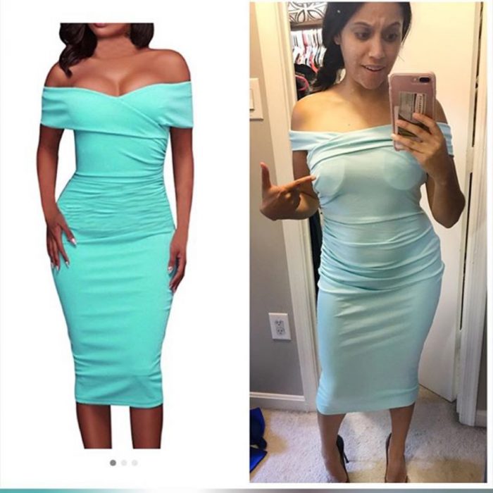 vestido verde expectativa vs realidad 