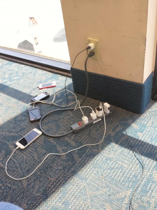 conector en aeropuerto 