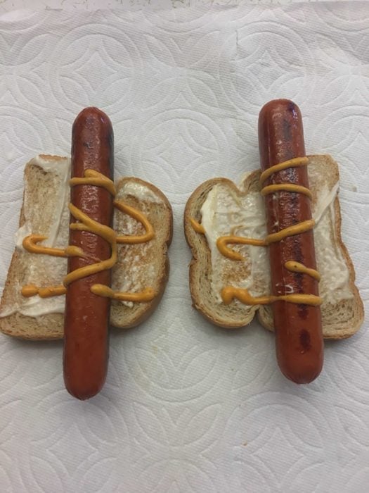 hotdogs en pan de caja 