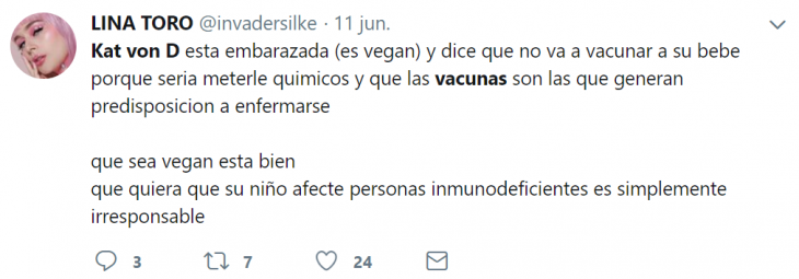 kat von d antivacuna