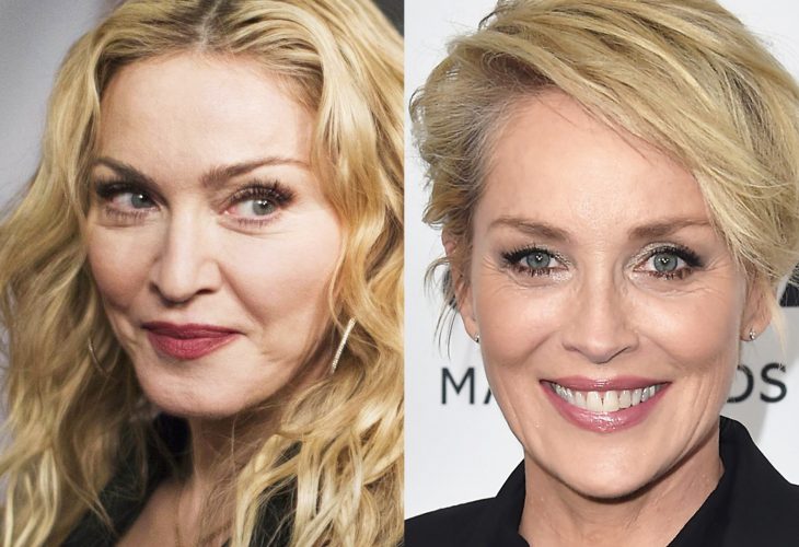 comparación entre Madonna y Sharon Stone 