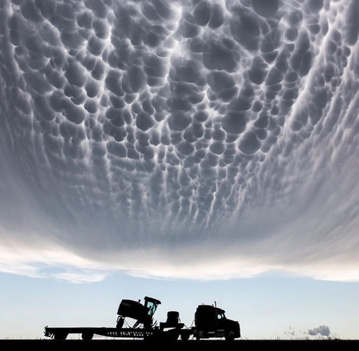 Nube mastodóntica en Kansas, Estados Unidos