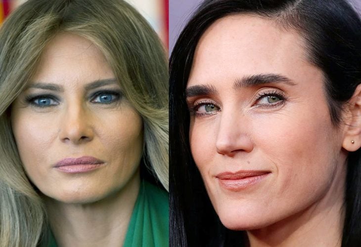 Melania Trump y Jennifer Connelly comparación 