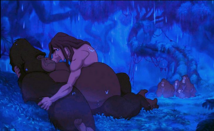 muerte de kershack en tarzan 