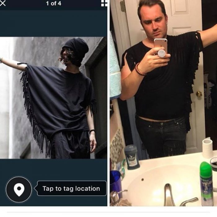 camisa para hombre expectativa vs realidad