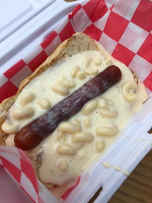 hotdog con macndchesse 