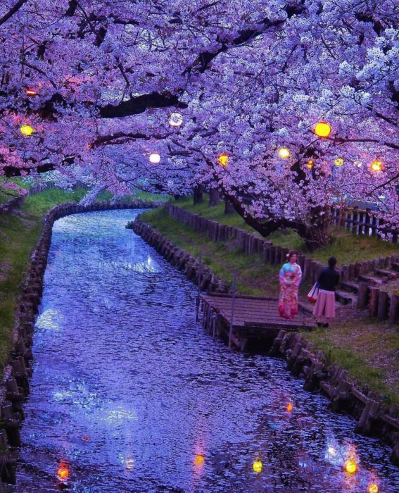 Paisaje en Saitama, japón