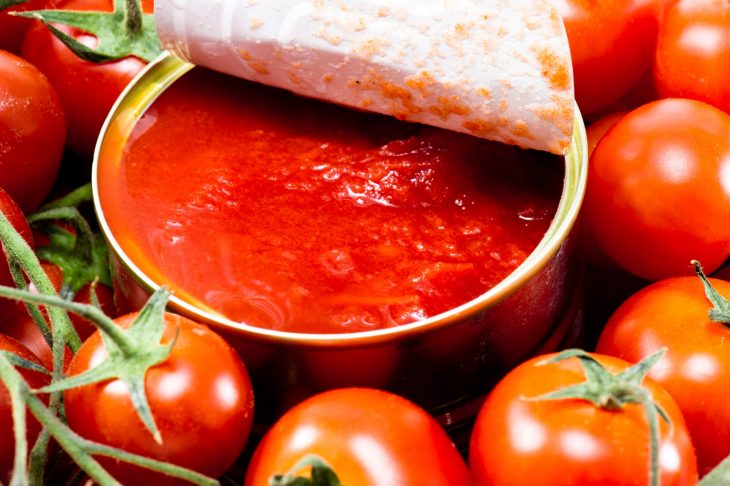salsa de tomate enlatada 