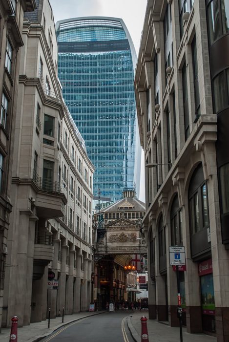 Calle Fenchurch en Londres