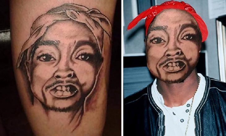 tatuaje gacho de tupac 