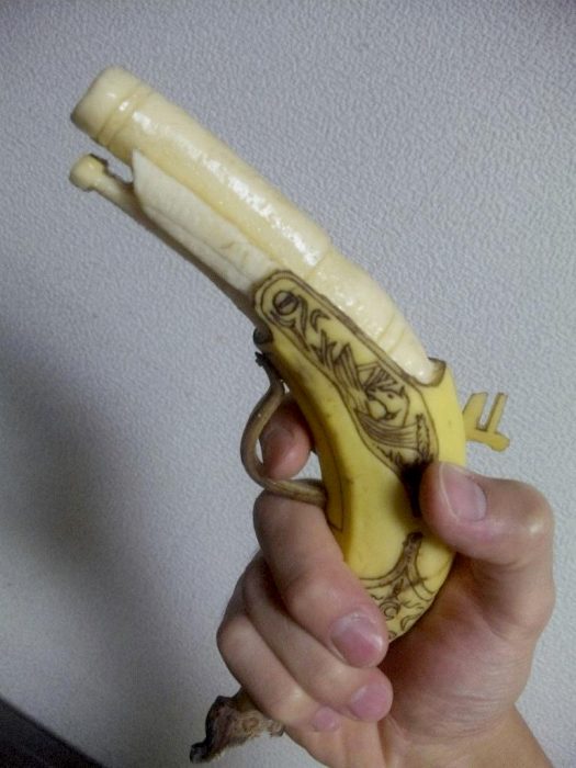 pistola de banana