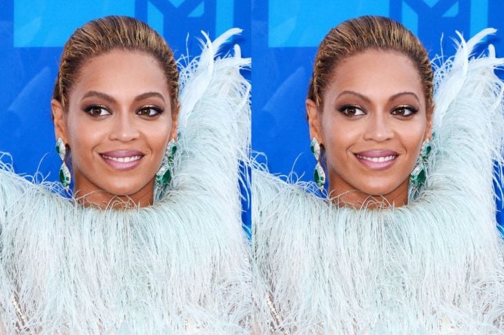 Beyoncé con cejas de los 90