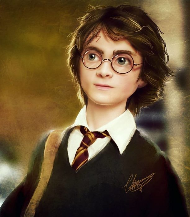 Harry Potter estilo anime