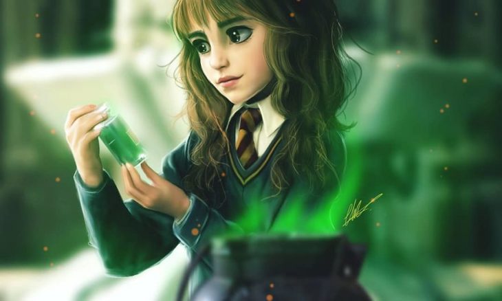  Hermione Granger estilo anime 