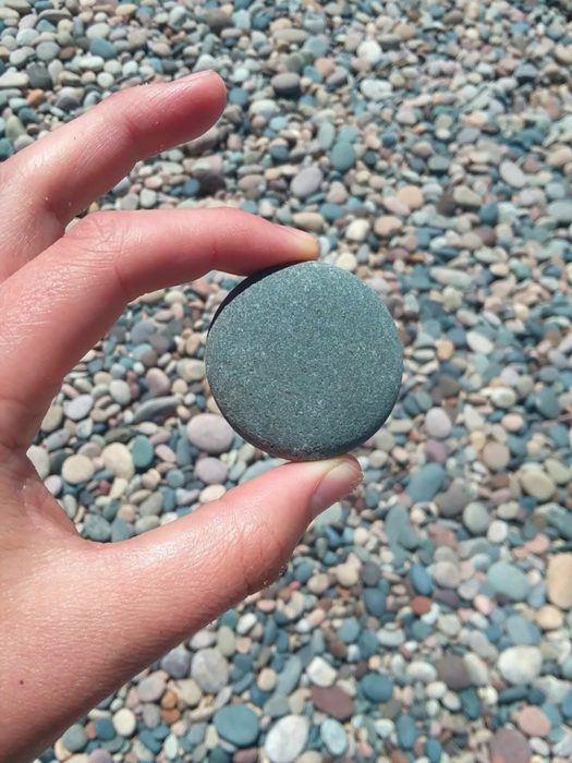 Piedra perfectamente redonda