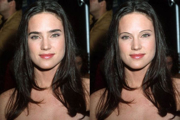 Jennifer Connelly con cejas de los 90