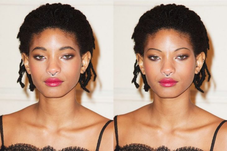 Willow Smith con cejas de los 90