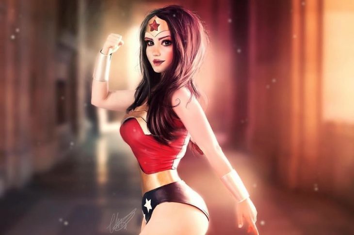 Wonder Woman estilo anime 