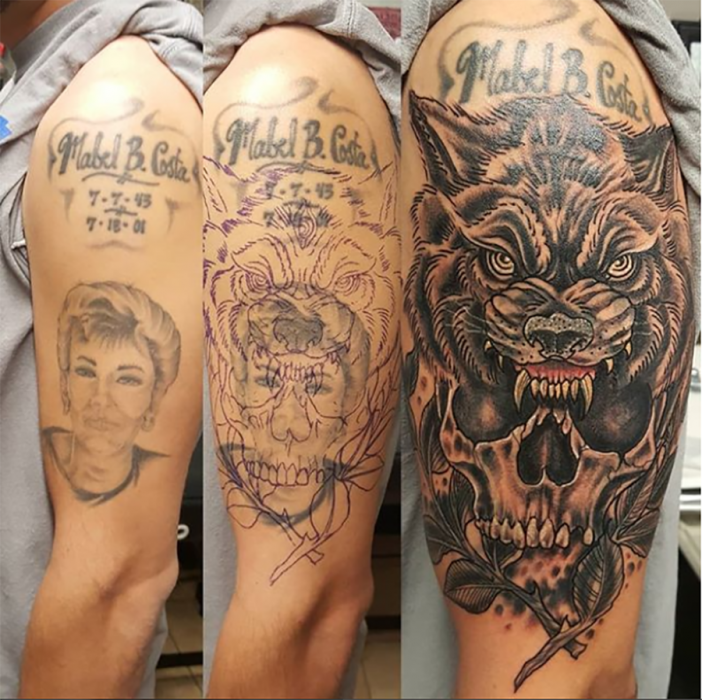 tatuaje feo que lo arreglaron 