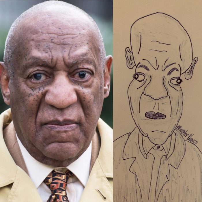 retrato feo de bill cosby