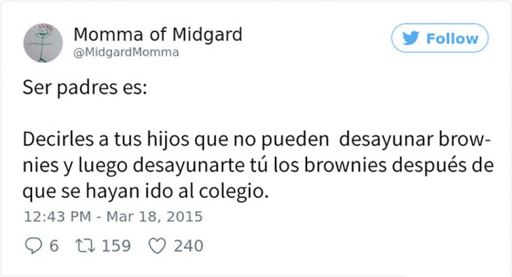 truco para padres brownies 