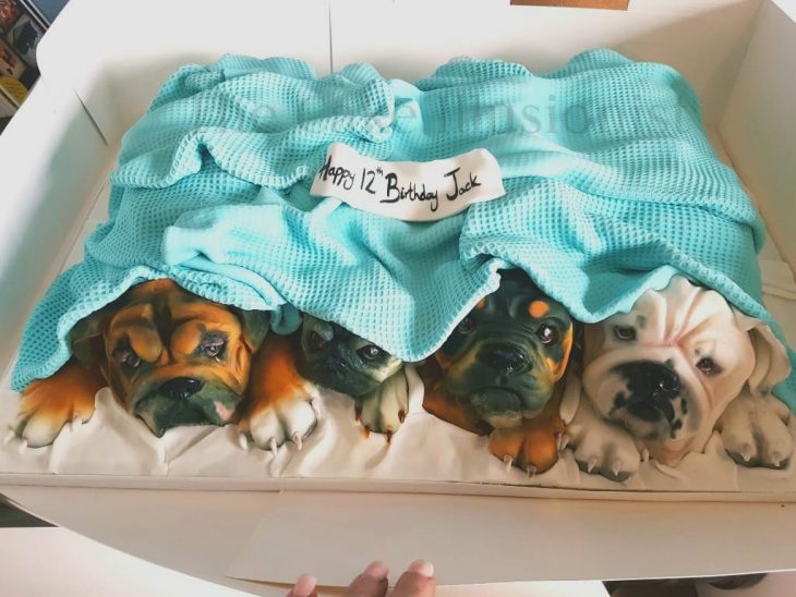 pastel de perritos 