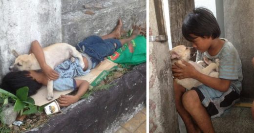 Cover Niño adopta a un perro de la calle para evitar estar solo y ahora los mejores amigos